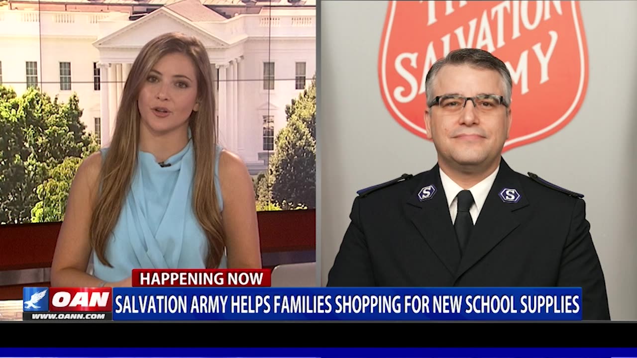 Salvation Army Helps Families Shopping For New School Supplies