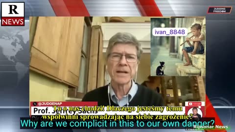 Prof Jeffrey Sachs o pierdolcu Benjaminie Netanjahu i strategii Wielkiego Izraela