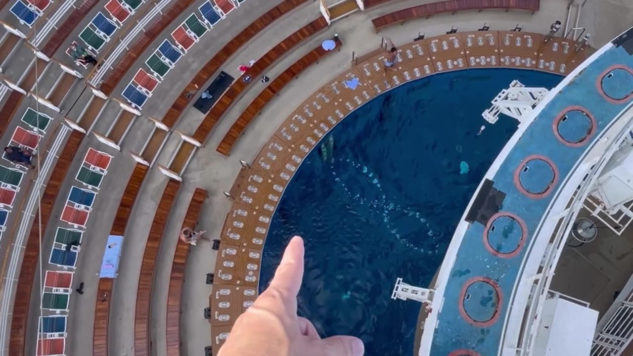 Highest Dive On The Cruise Ship