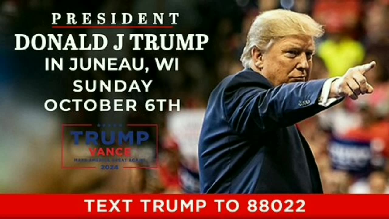 Donald J. Trump in Juneau, WI on Sunday October 6th