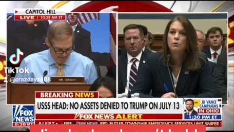 Jim Jordan Secret Service Hearing