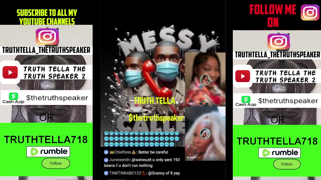 BANG OUT ON THE MESSY CALLER SET 6/19/24 QUEEN TOMIKAY VS. EVERYBODY