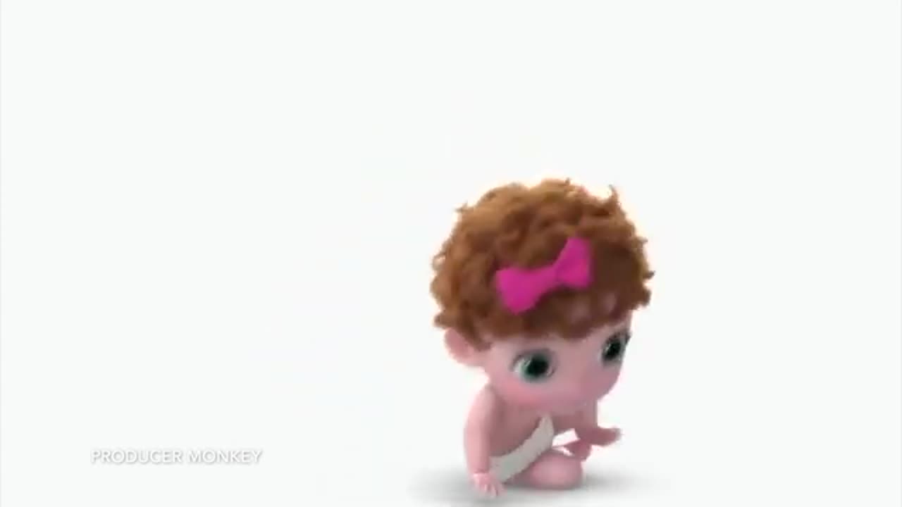 Baby funny dance