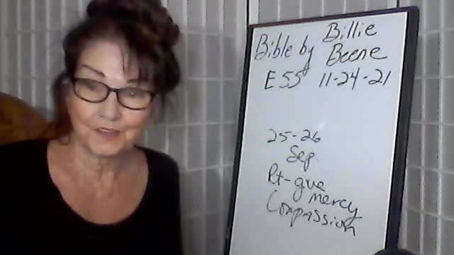 Bible by Billie Beene E55 112421 Pass Tr Prov C21 P2 V 15-31 - Wisdom Protects from Giants!