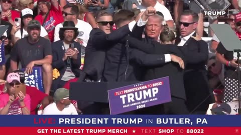 seconds of Donald Trump's assassination attempt
