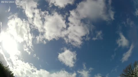 Sky Timelapse 218 - 4K - 9/4/2024