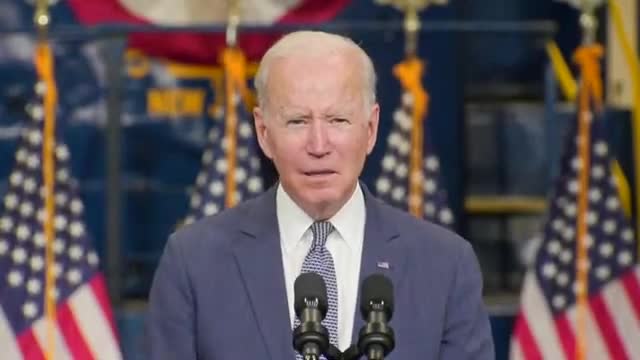 US president Joe Biden speech in Kearny ,New Jersey