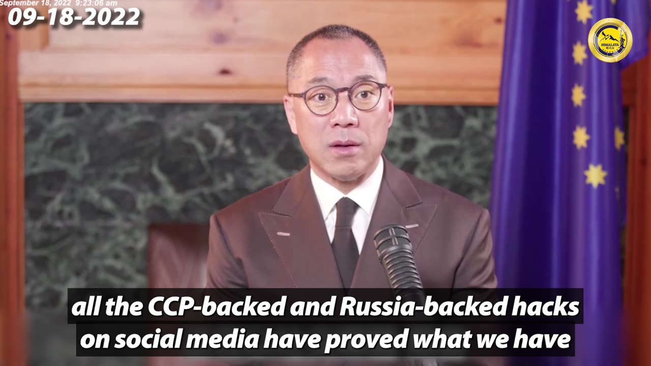 Social media hackings done by the CCP, Russia and the dark force in the West.