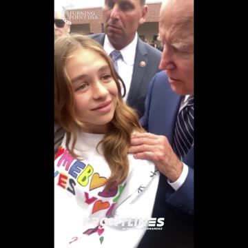 Pedo Joe Strikes Again! Uses Fav line when sexualizing young girls...