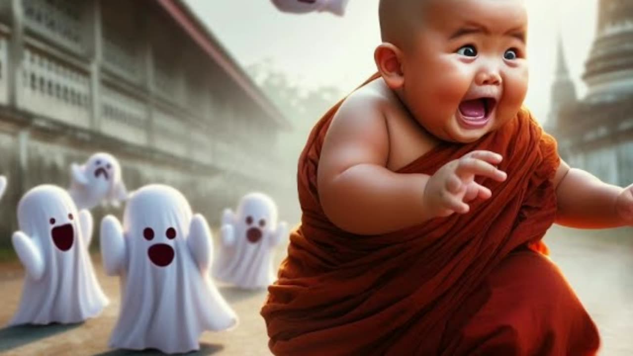 The little monk so quite |