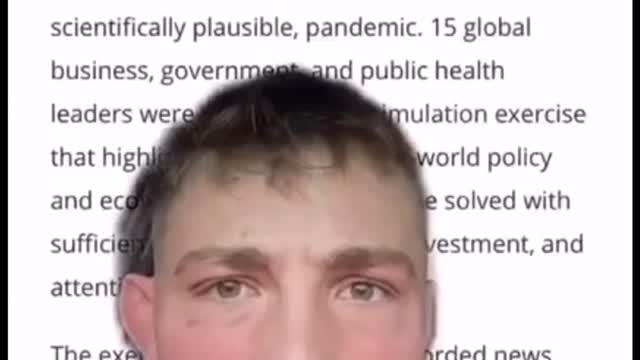 Proof of the Plandemic?