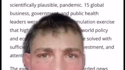 Proof of the Plandemic?