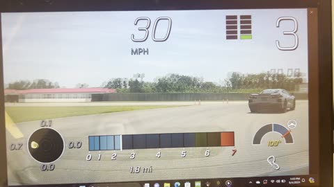 My Corvette laps