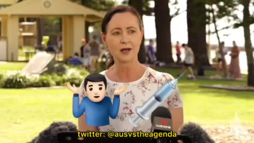 Aus Qld Health Min Yvette D’Ath Reckon she don't why everyone droppin' of heart attacks BS