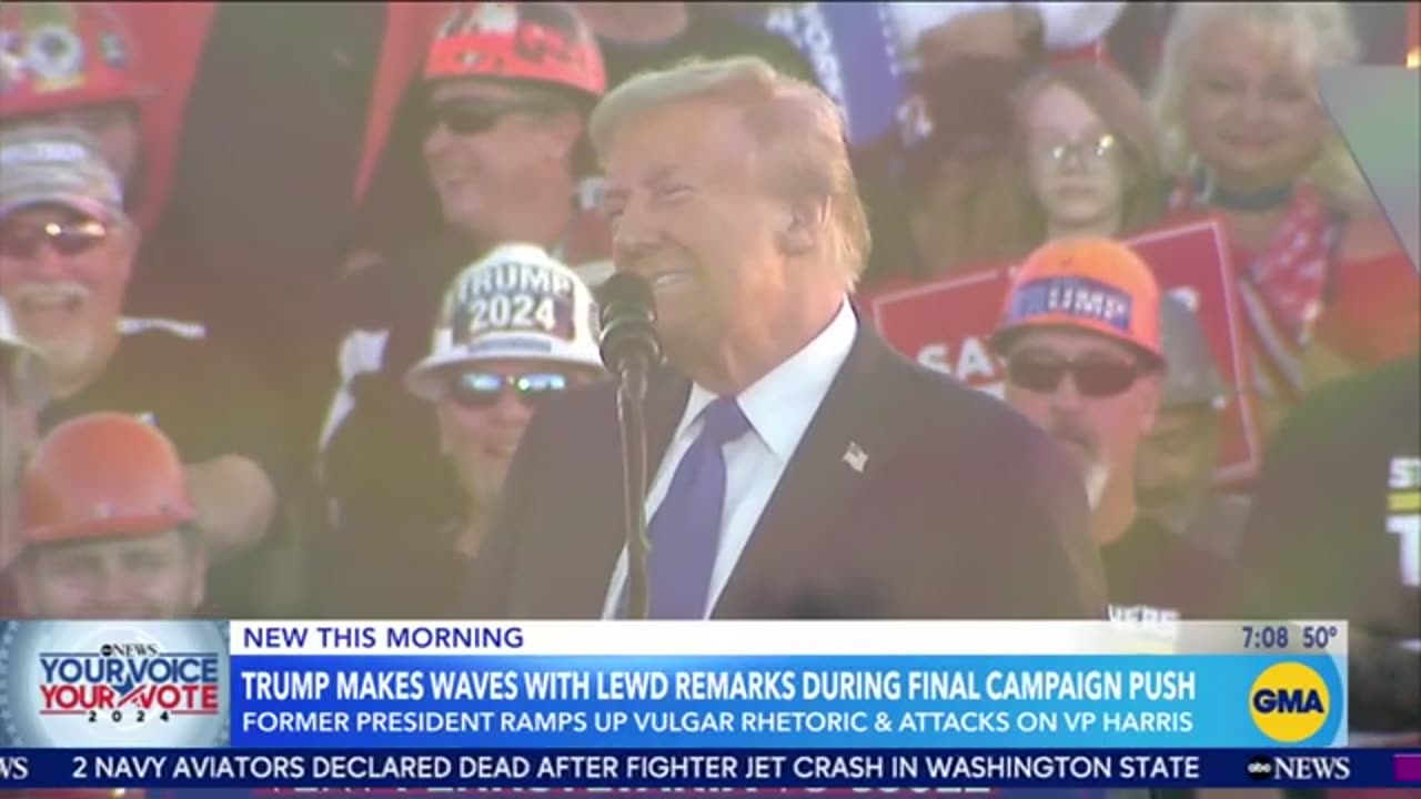 What did Trump say about Arnold Palmer: Former president makes lewd remarks during Pa. rally