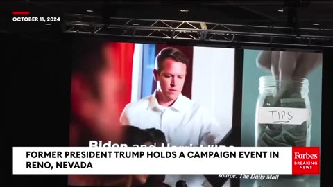 Trump Blasts Kamala Harris on Taxes at Nevada Rally with Video Clips