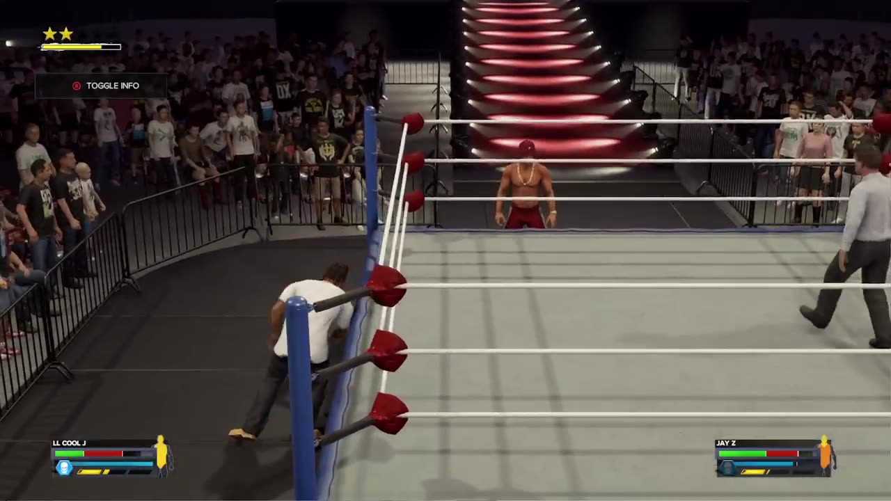 WWE 2K24 - LL Cool J VS Jay Z Fight for Def Jam