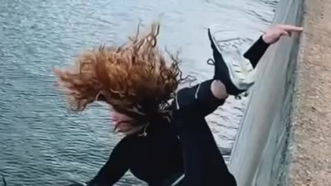 it was by a finger