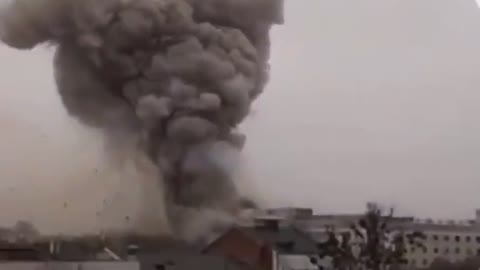 Massive explosion in Kharkiv, Ukraine