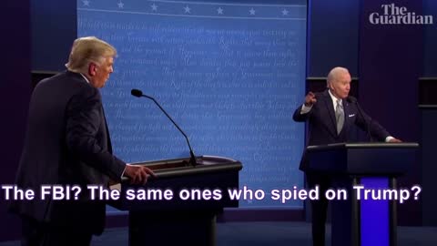 Trump at the Biden Debate — debating CHRIS WALLACE