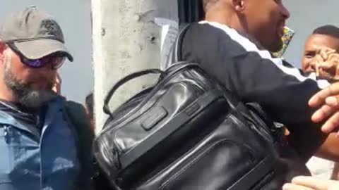 Will Smith saludó a sus fans en Cartagena