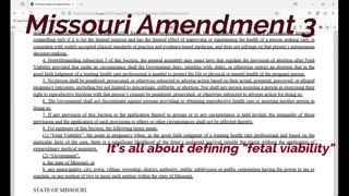 Missouri Amendment 3 is Not About Women's Health Care