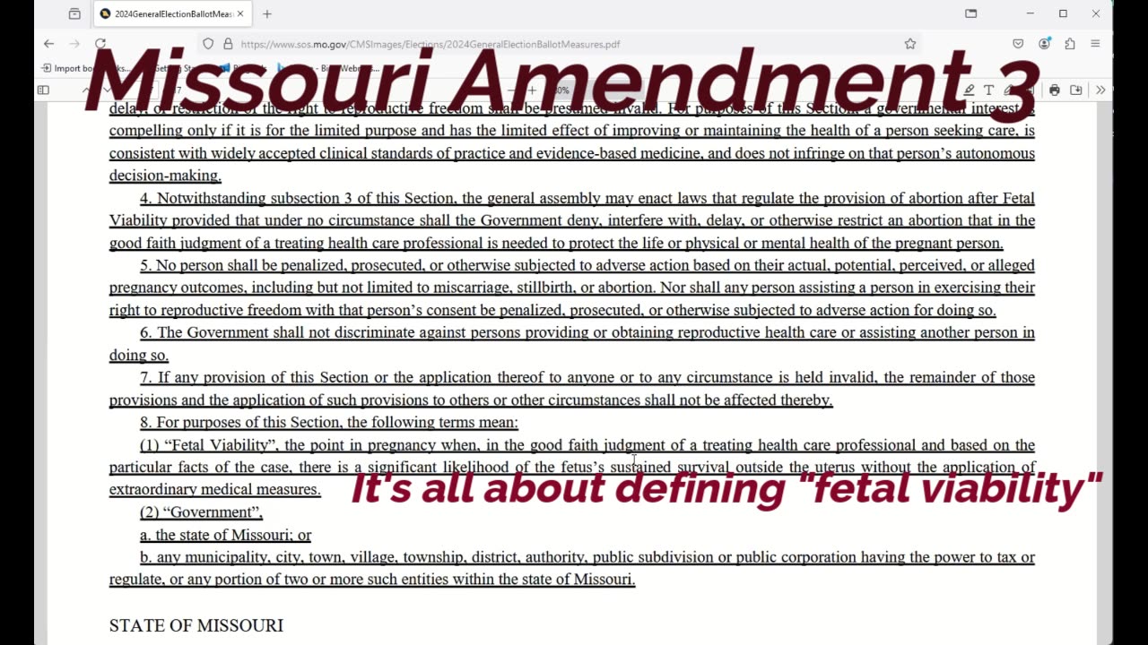 Missouri Amendment 3 is Not About Women's Health Care