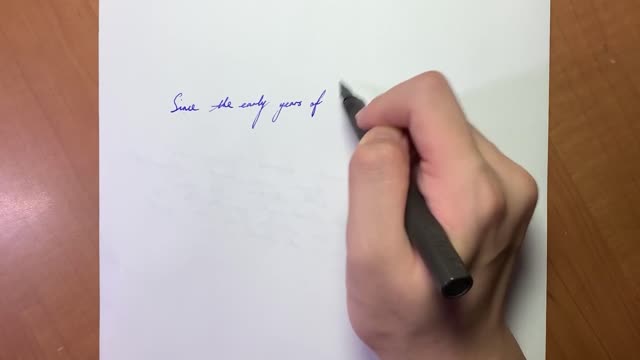 Beautiful Handwritten English