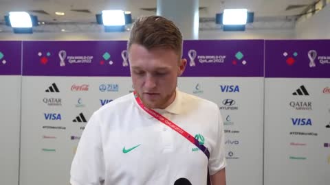 Harry Souttar _ FIFA World Cup Qatar 2022 _ Post-Match Interview Australia v Denmark