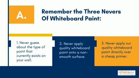 Surface Prep For Whiteboard Painted Walls