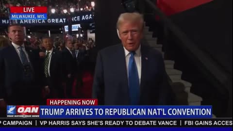 ☆J13☆ Pedophile Trump Arrives At RNC Day 2