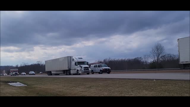 American Freedom Convoy from Cleveland (1st group) I70E
