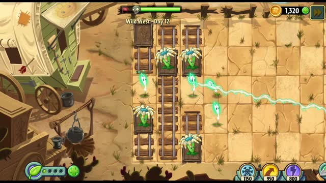 Plants vs Zombies 2 Wild West Day 12