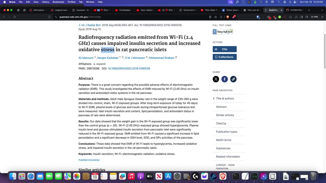 Hydration and Microwave Radiation