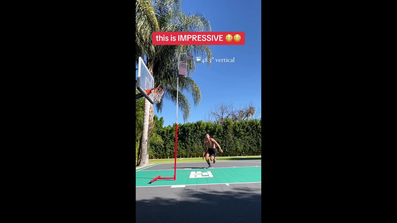 Michael Jordan reported a 48 inch Vertical
