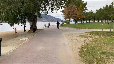 Sunday bike ride in Kelowna