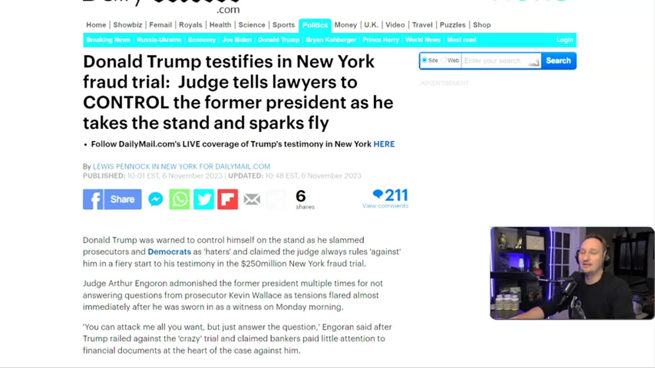 WeAreChange - Trump Testifying: MUST-SEE FOOTAGE Shows It's A Kangaroo Court!