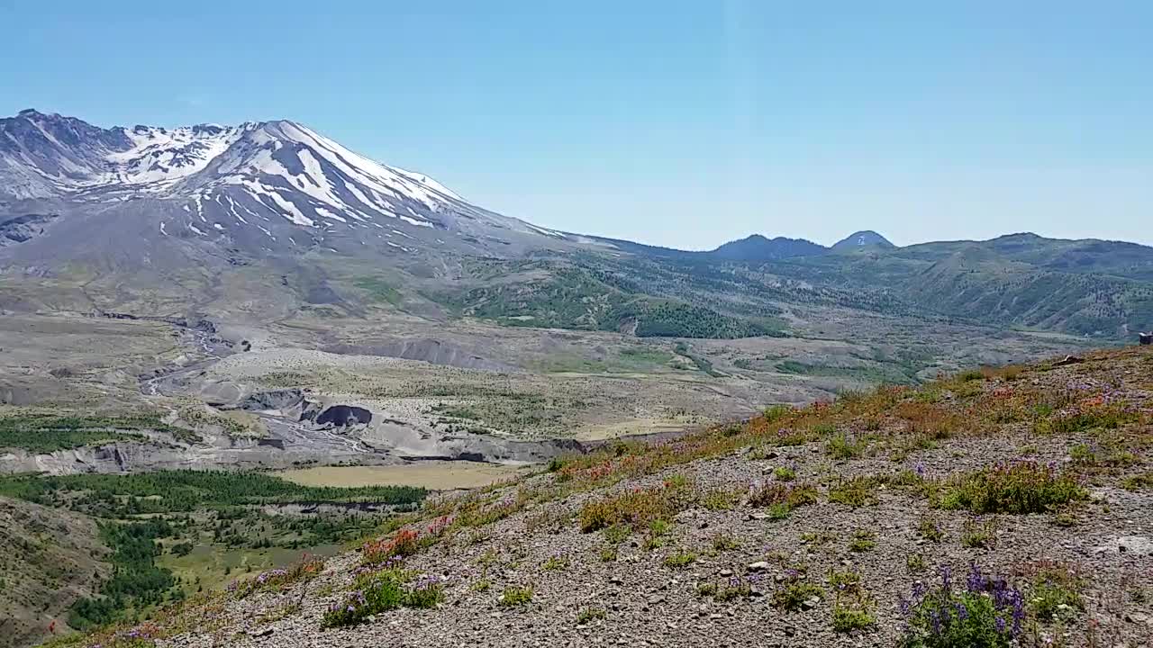 Volcano Mt. St. Helens in Washington