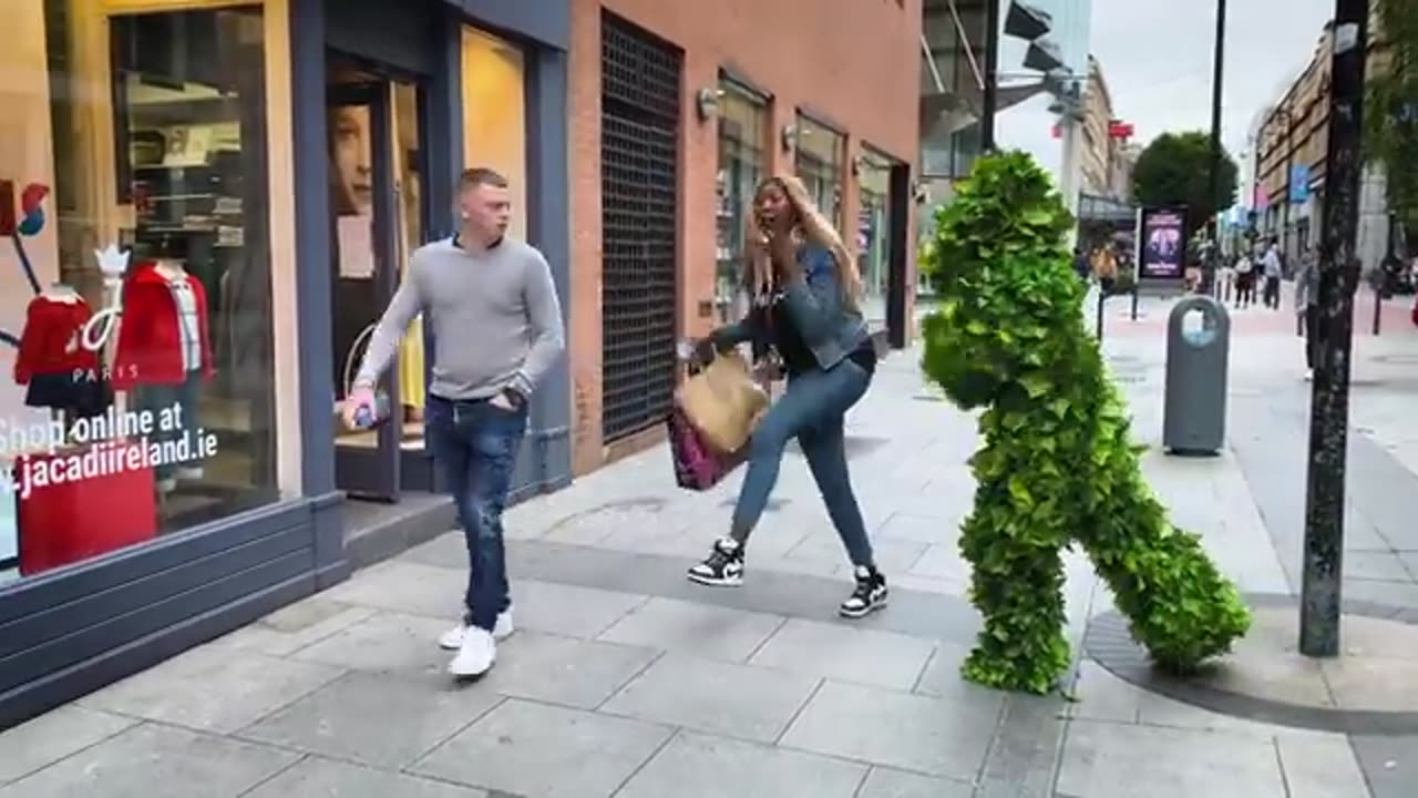 Everyone is Crying Laughing. Bushman Prank