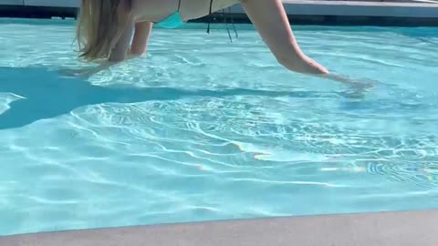 Yoga Flow in the Pool