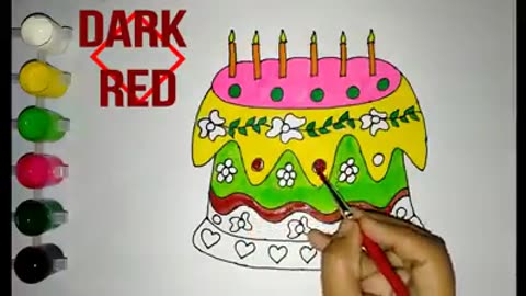 Cake Coloring For Kids | Funny Bunny