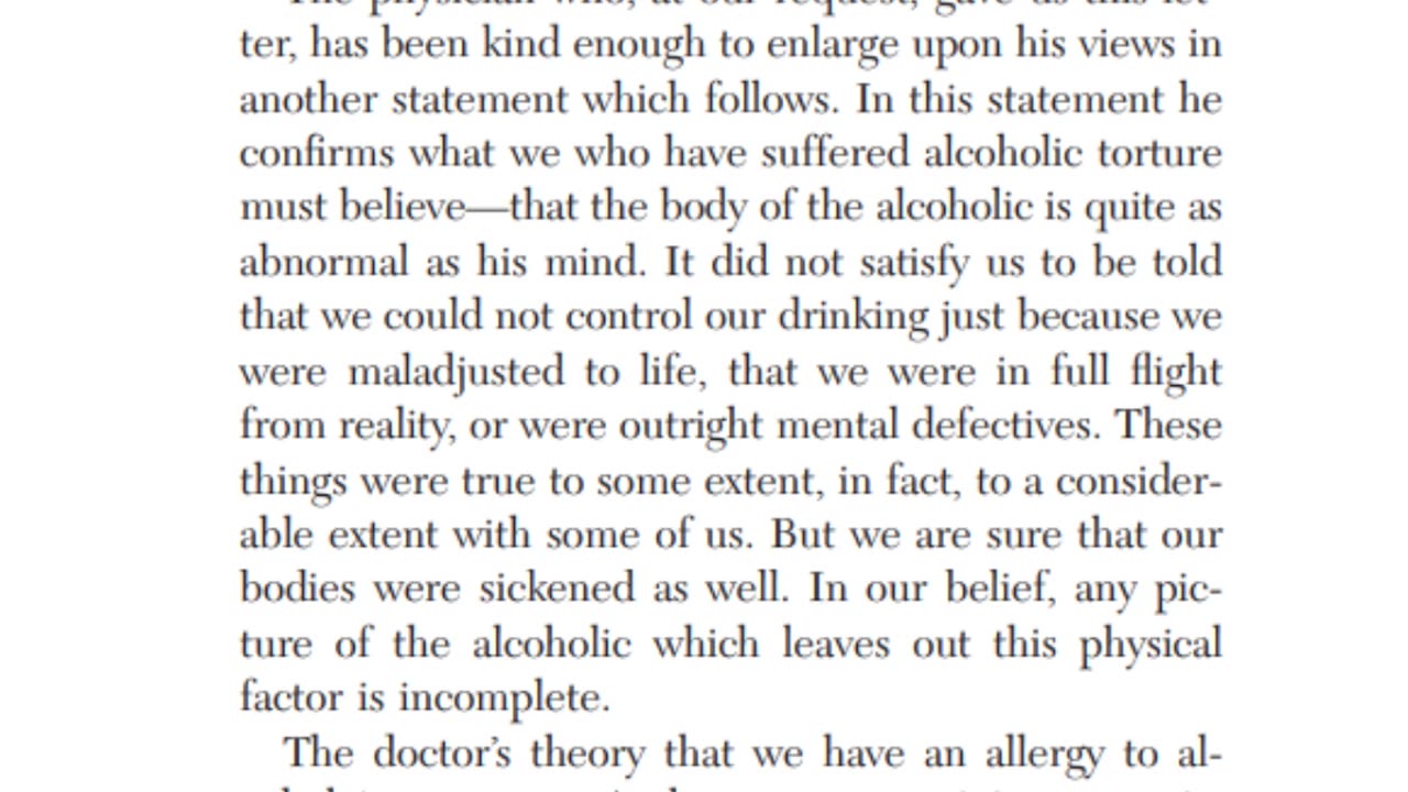 AI Bill Wilson Read's "The Doctor's Opinion" from the Big Book of Alcoholics Anonymous