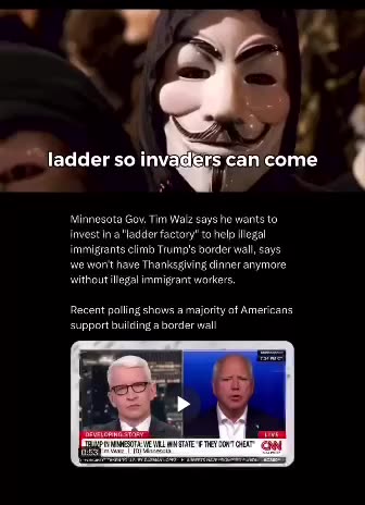 Anonymous exposes Walz