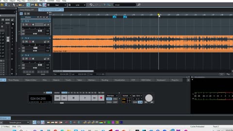 Magix Samplitude: Samplitude Manual: Transport Console