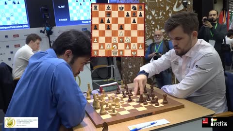 Magnus Carlsen in the World Rapid Champion 2019