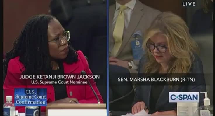 Senator Blackburn (R-TN) asks SCOTUS Nominee 'What is a Woman?'