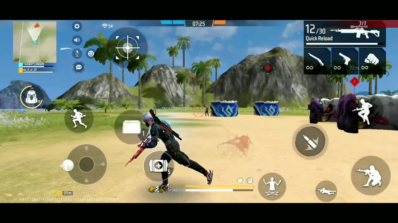 Free fire headshot video amazing shot 😱🔥