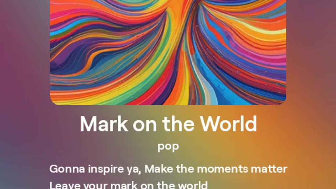 Mark On The World