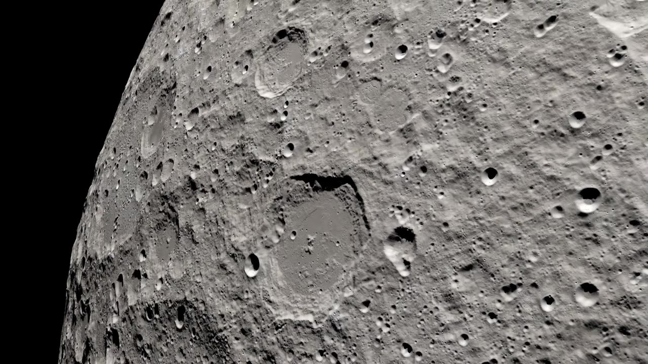 Apollo 13 Views of the moon in 4K