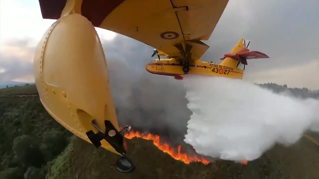 Firefighters from across EU battle huge wildfire in France – BBC News